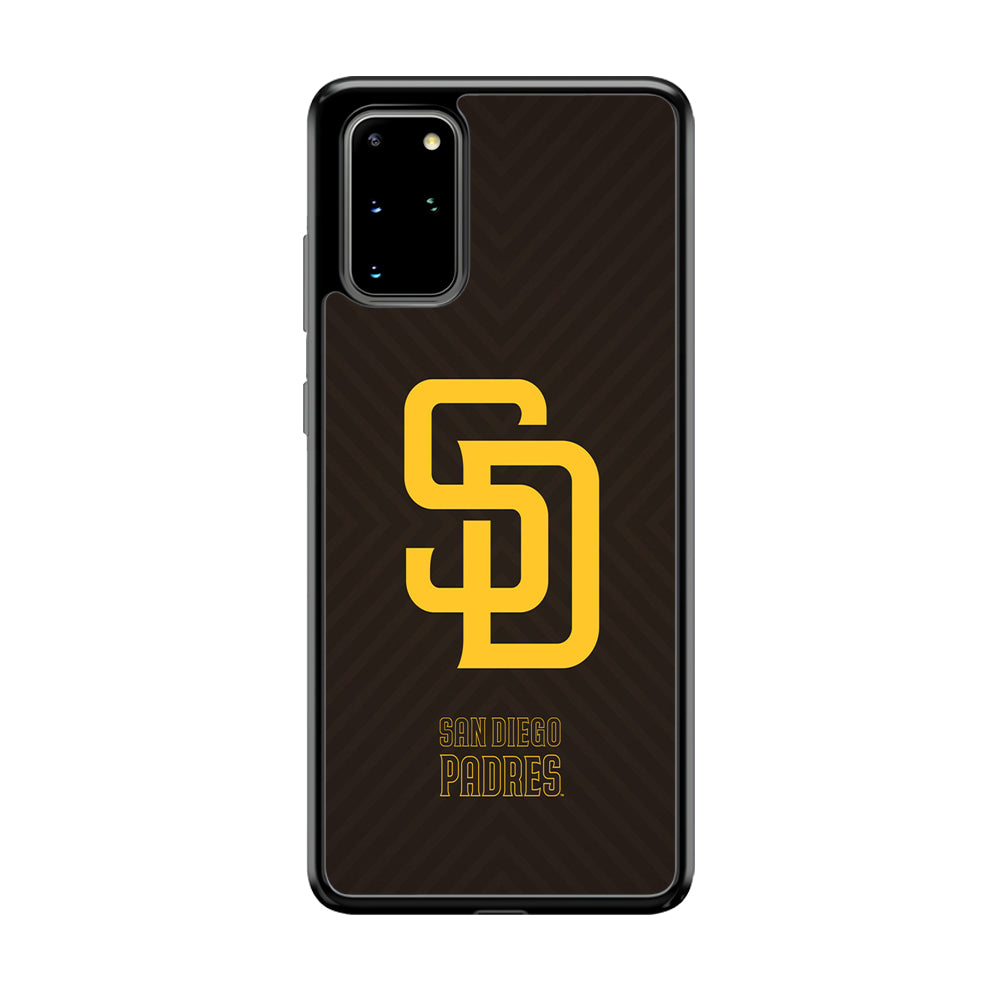 San Diego Padres Shape and Emblem Samsung Galaxy S20 Plus Case