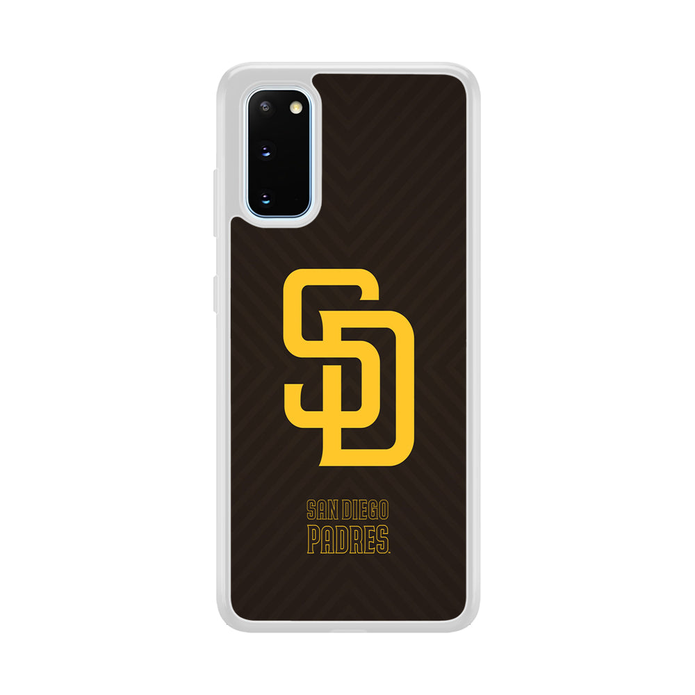 San Diego Padres Shape and Emblem Samsung Galaxy S20 Case