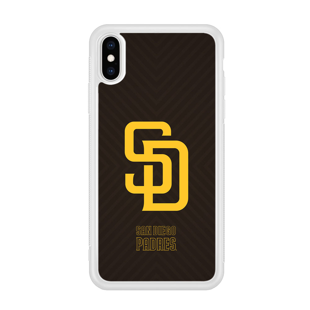 San Diego Padres Shape and Emblem iPhone Xs Max Case