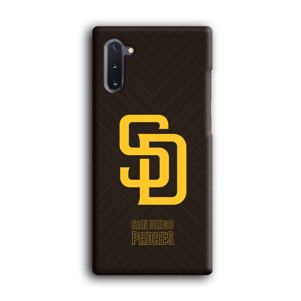 San Diego Padres Shape and Emblem Samsung Galaxy Note 10 Case