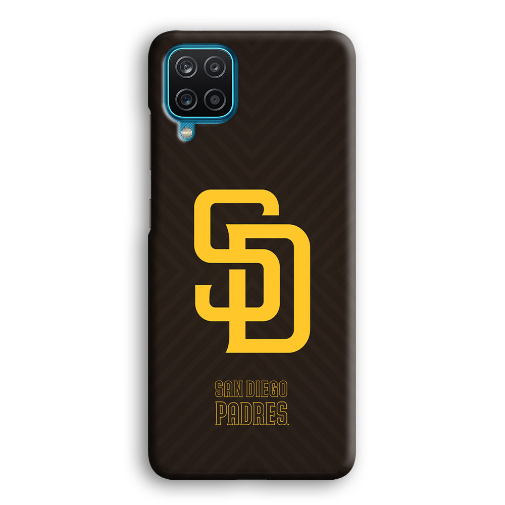 San Diego Padres Shape and Emblem Samsung Galaxy A12 Case