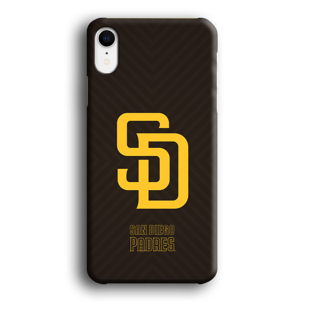 San Diego Padres Shape and Emblem iPhone XR Case