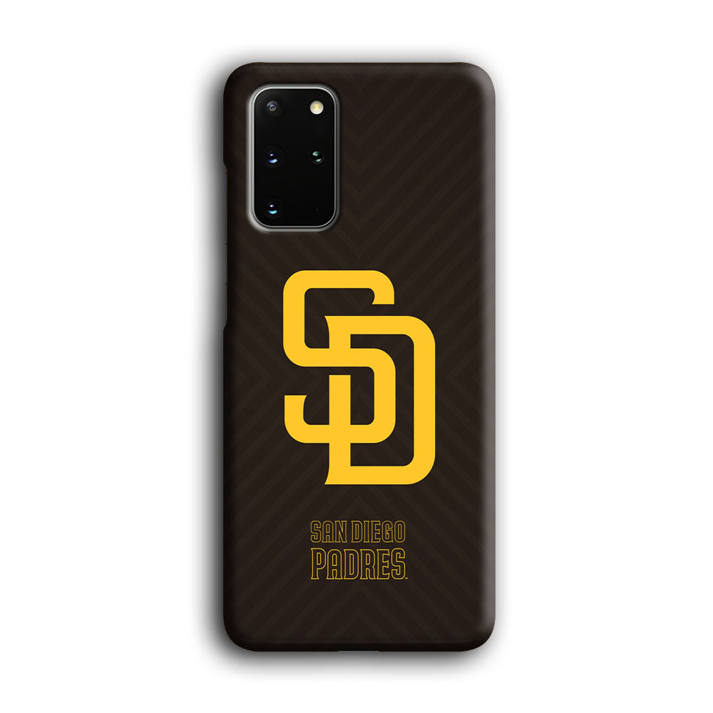 San Diego Padres Shape and Emblem Samsung Galaxy S20 Plus Case