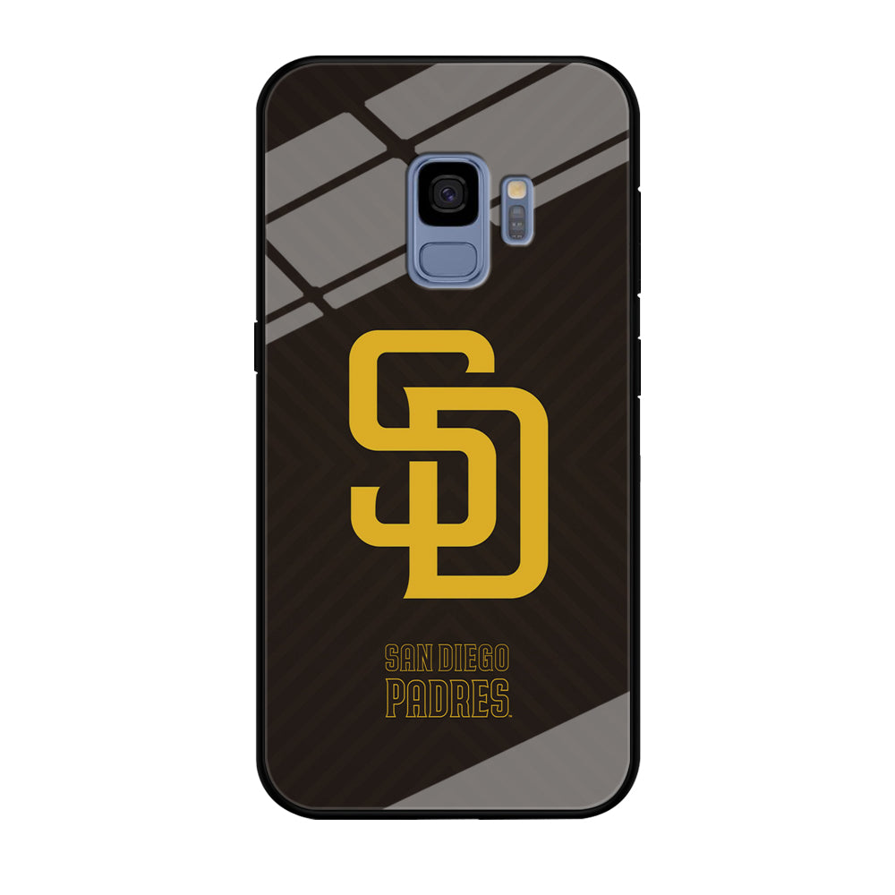 San Diego Padres Shape and Emblem Samsung Galaxy S9 Case