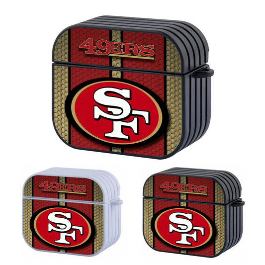 San Francisco 49ers Bold Circle Hard Plastic Case Cover For Apple Airpods 3