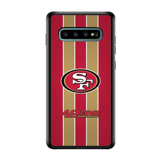 San Francisco 49ers Support for The Game Samsung Galaxy S10 Plus Case