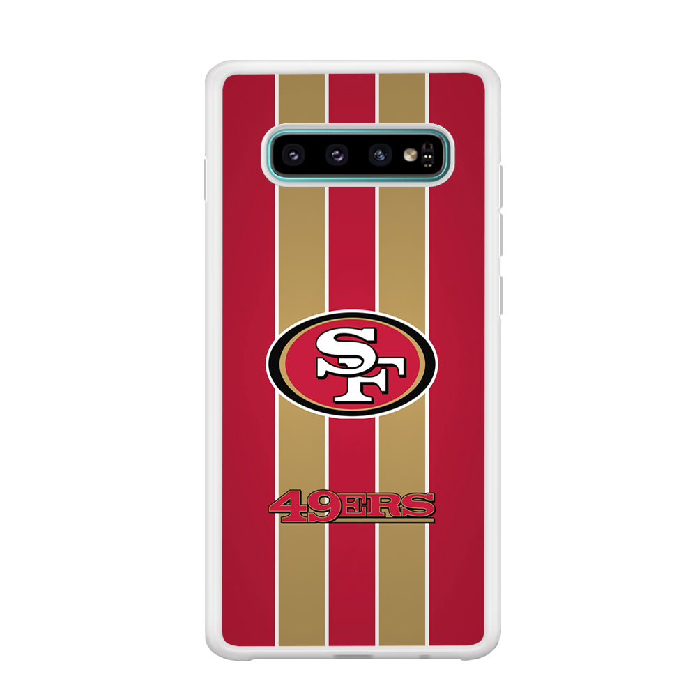 San Francisco 49ers Support for The Game Samsung Galaxy S10 Plus Case