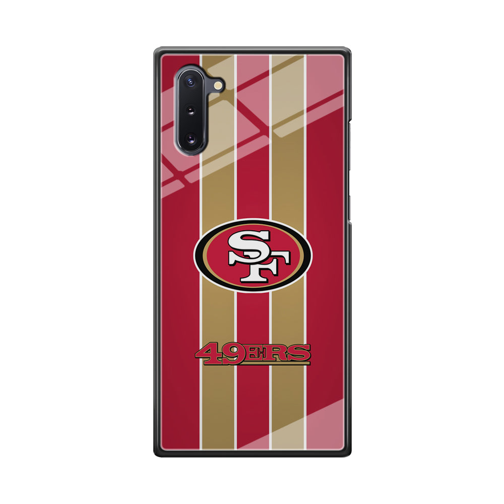 San Francisco 49ers Support for The Game Samsung Galaxy Note 10 Case