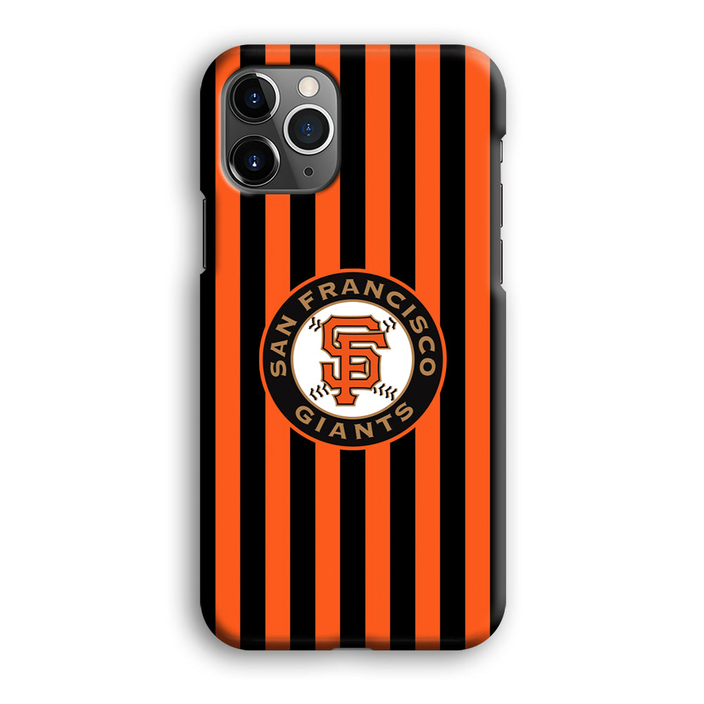 San Francisco Giants Emblem on Flag iPhone 12 Pro Case