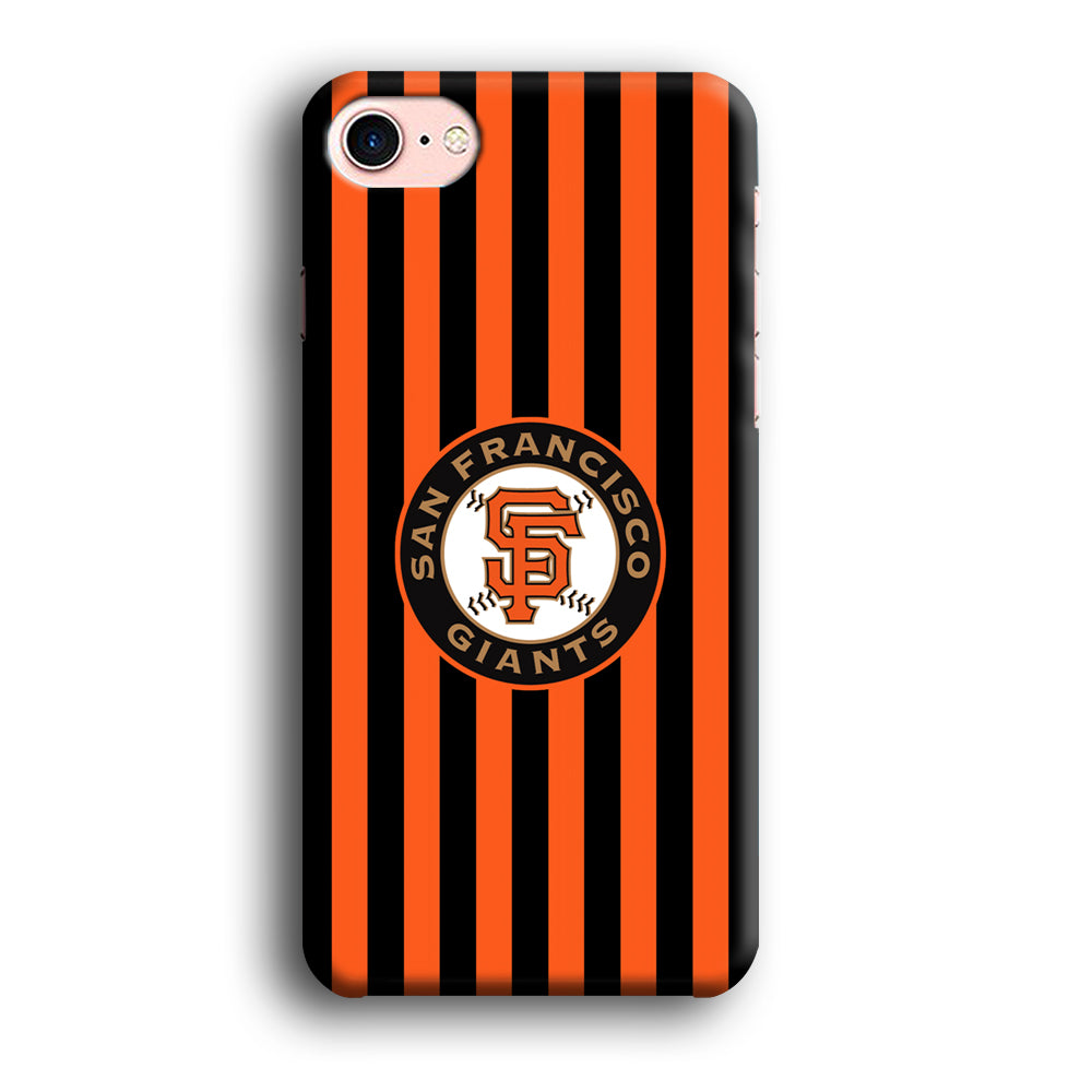 San Francisco Giants Emblem on Flag iPhone 7 Case