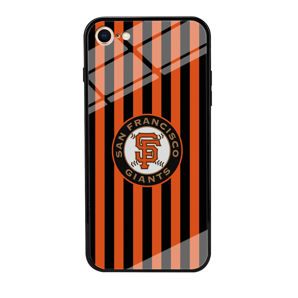 San Francisco Giants Emblem on Flag iPhone 7 Case