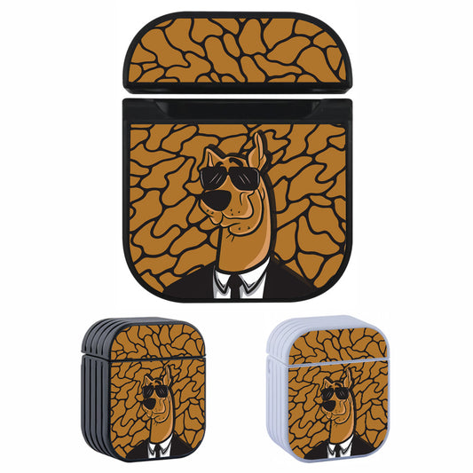 Scooby Doo Hunter in Black Hard Plastic Case Cover For Apple Airpods