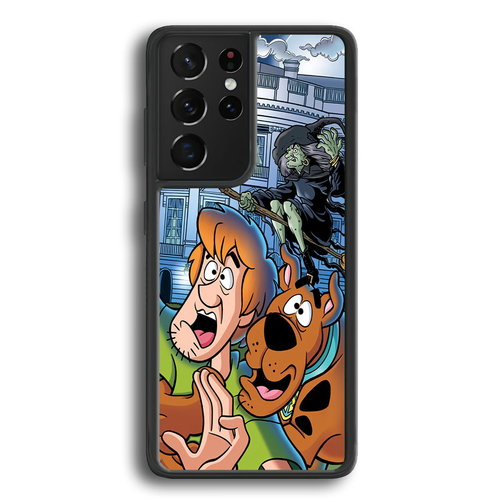 Scooby Doo Running From The Witch Samsung Galaxy S21 Ultra Case