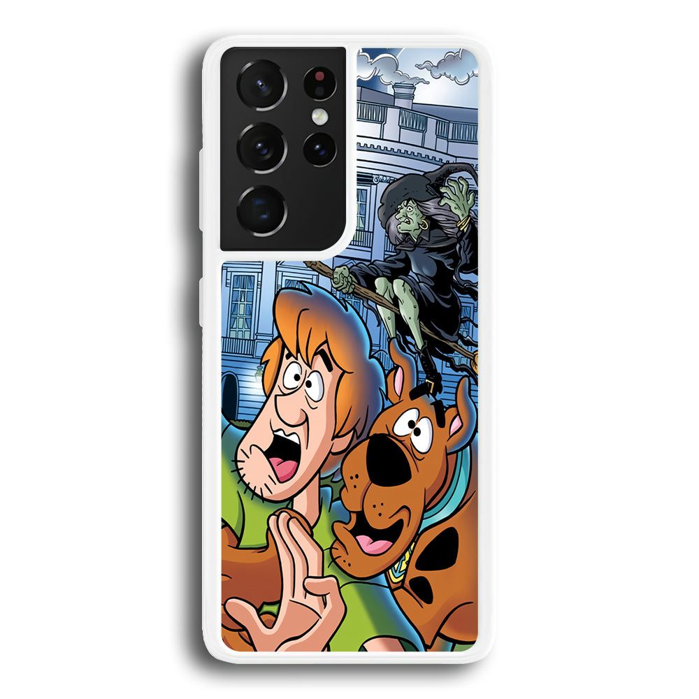Scooby Doo Running From The Witch Samsung Galaxy S21 Ultra Case