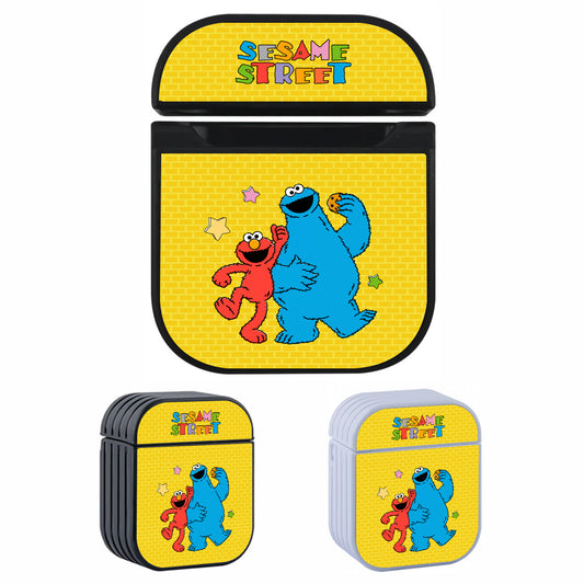 Sesame Street Big Friend with Cookies Hard Plastic Case Cover For Apple Airpods