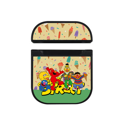 Sesame Street Chill Together Hard Plastic Case Cover For Apple Airpods