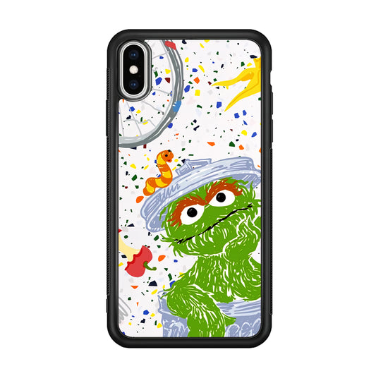 Sesame Street Grover Become Green iPhone X Case