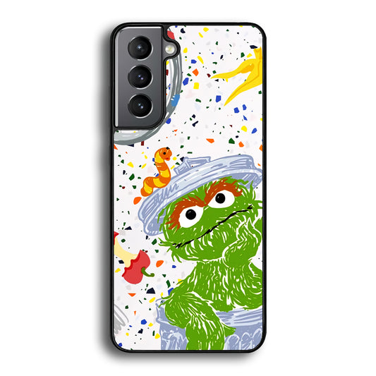 Sesame Street Grover Become Green Samsung Galaxy S21 Plus Case