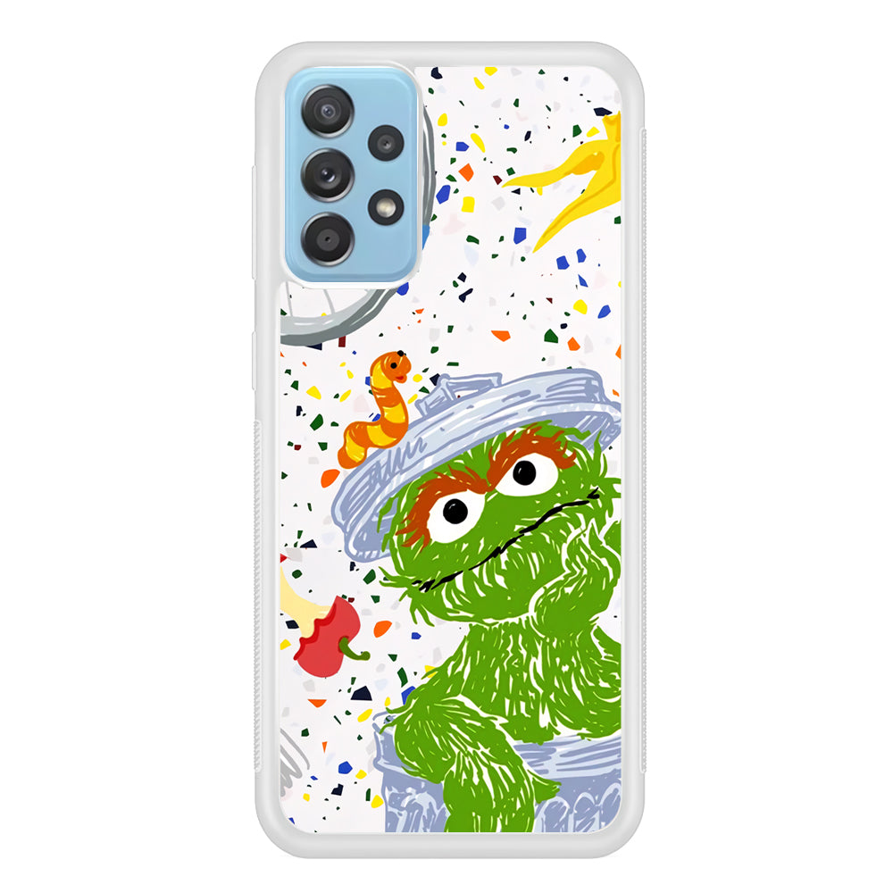 Sesame Street Grover Become Green Samsung Galaxy A72 Case