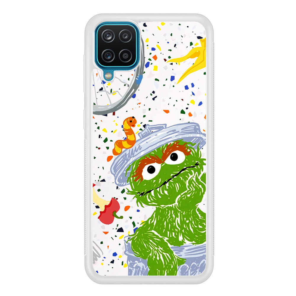 Sesame Street Grover Become Green Samsung Galaxy A12 Case