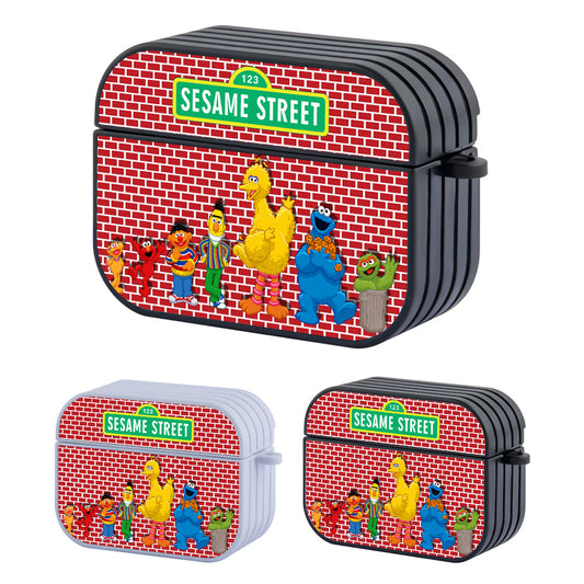 Sesame Street Time We Still Exist Hard Plastic Case Cover For Apple Airpods Pro