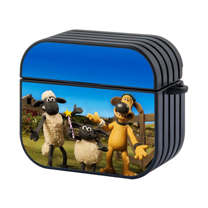 Shaun the Sheep's and The Dog Hard Plastic Case Cover For Apple Airpods 3