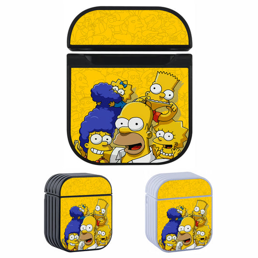 Simpson Bart Scene of Harmony Hard Plastic Case Cover For Apple Airpods