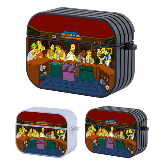 Simpson Report from The Duff Bartenders Hard Plastic Case Cover For Apple Airpods Pro