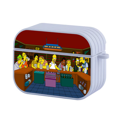 Simpson Report from The Duff Bartenders Hard Plastic Case Cover For Apple Airpods Pro