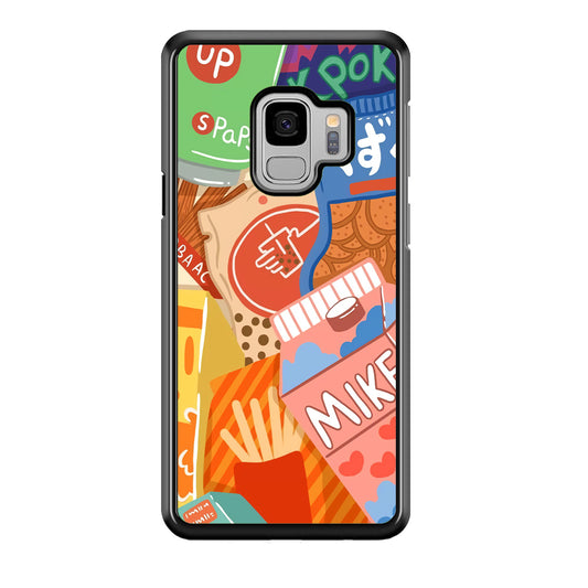 Snack Cartoon Weekly Groceries Samsung Galaxy S9 Case
