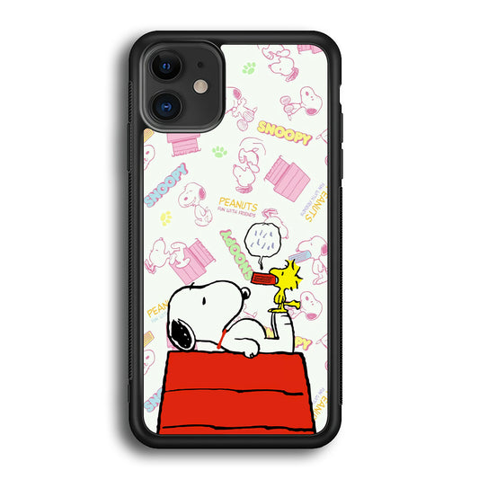 Snoopy Food Please iPhone 12 Case