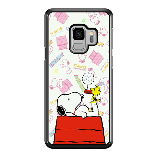 Snoopy Food Please Samsung Galaxy S9 Case