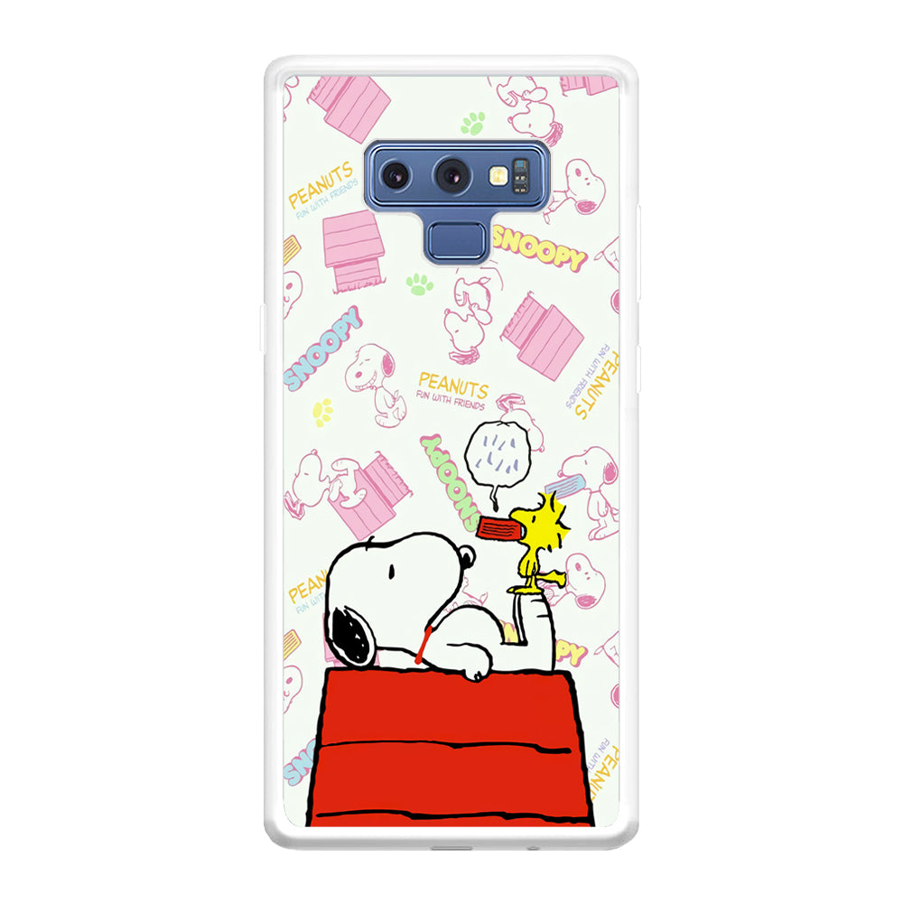Snoopy Food Please Samsung Galaxy Note 9 Case
