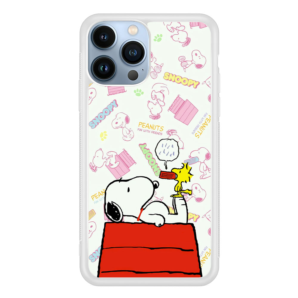 Snoopy Food Please iPhone 13 Pro Max Case