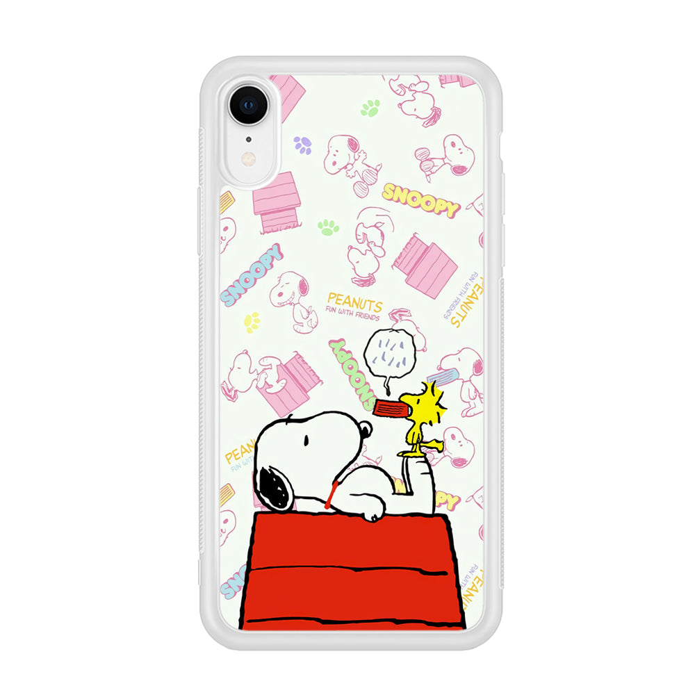Snoopy Food Please iPhone XR Case