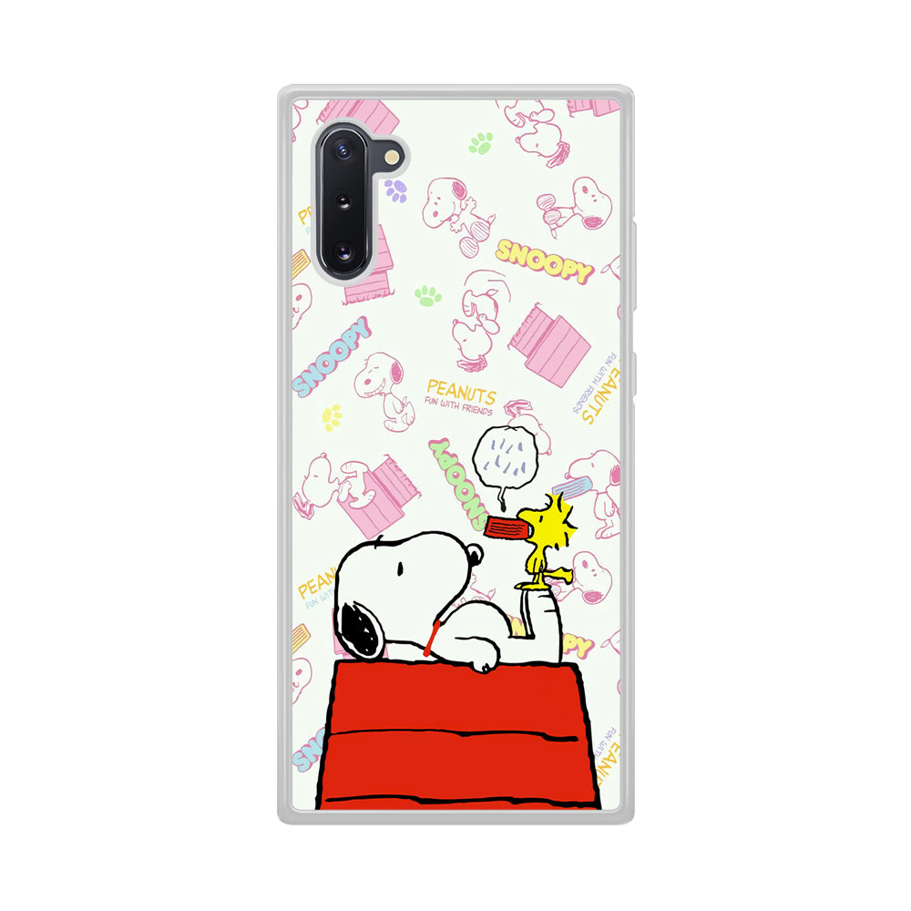 Snoopy Food Please Samsung Galaxy Note 10 Case