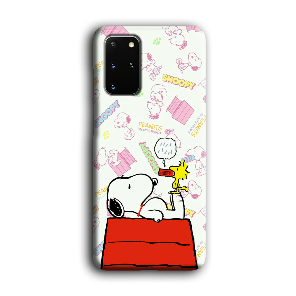 Snoopy Food Please Samsung Galaxy S20 Plus Case