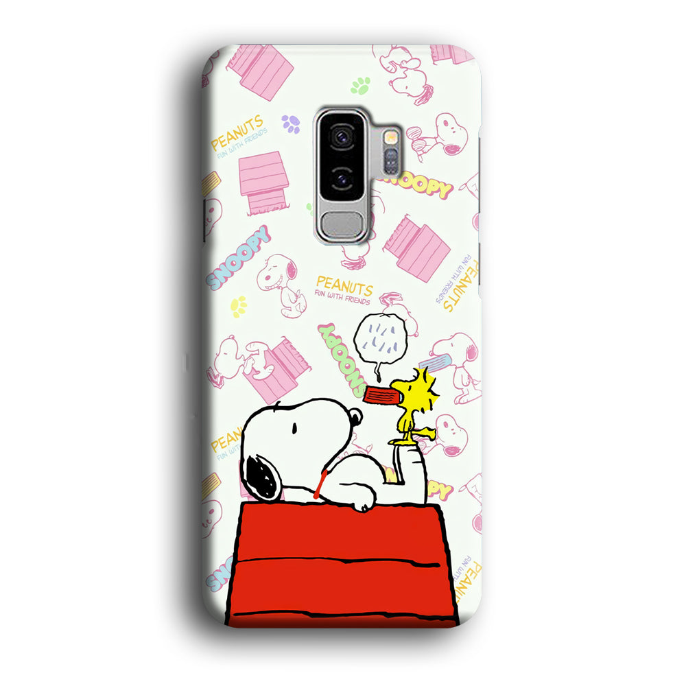 Snoopy Food Please Samsung Galaxy S9 Plus Case
