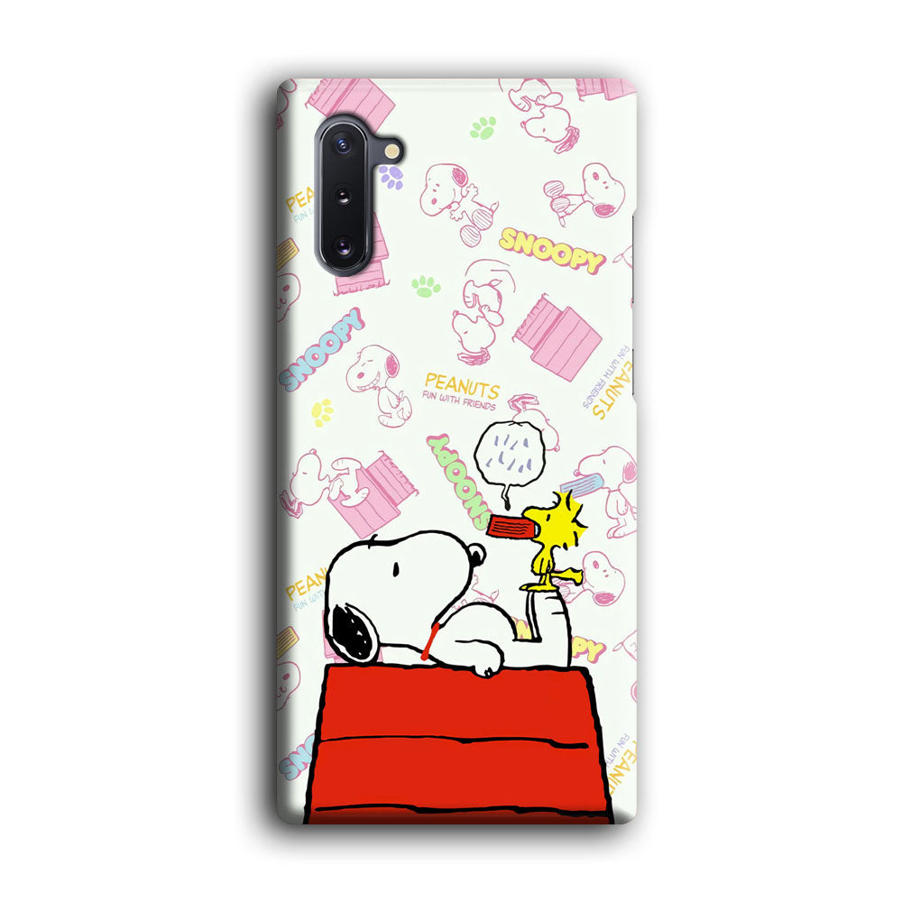 Snoopy Food Please Samsung Galaxy Note 10 Case
