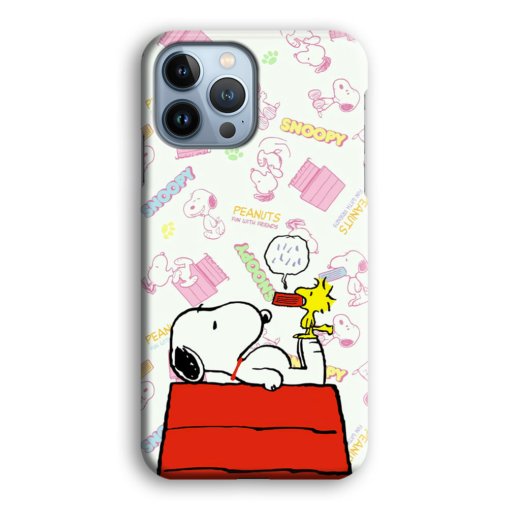 Snoopy Food Please iPhone 13 Pro Max Case