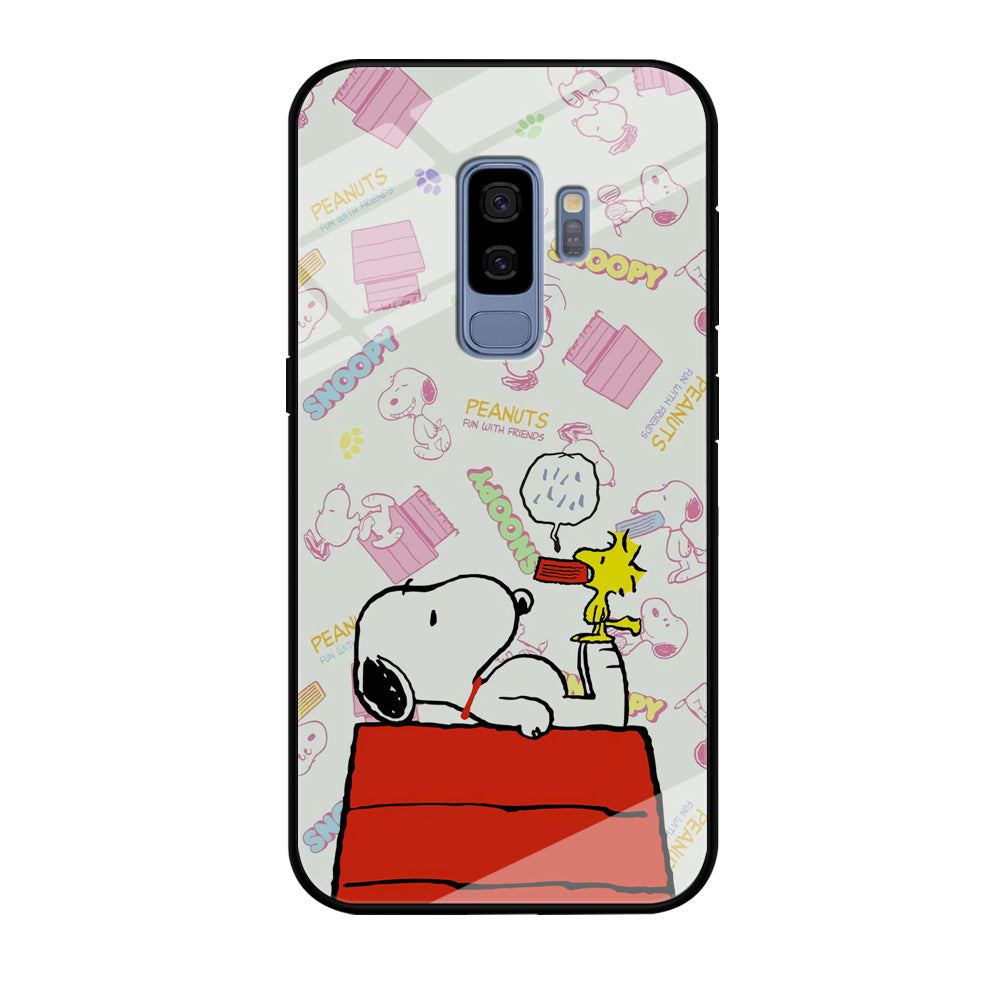 Snoopy Food Please Samsung Galaxy S9 Plus Case