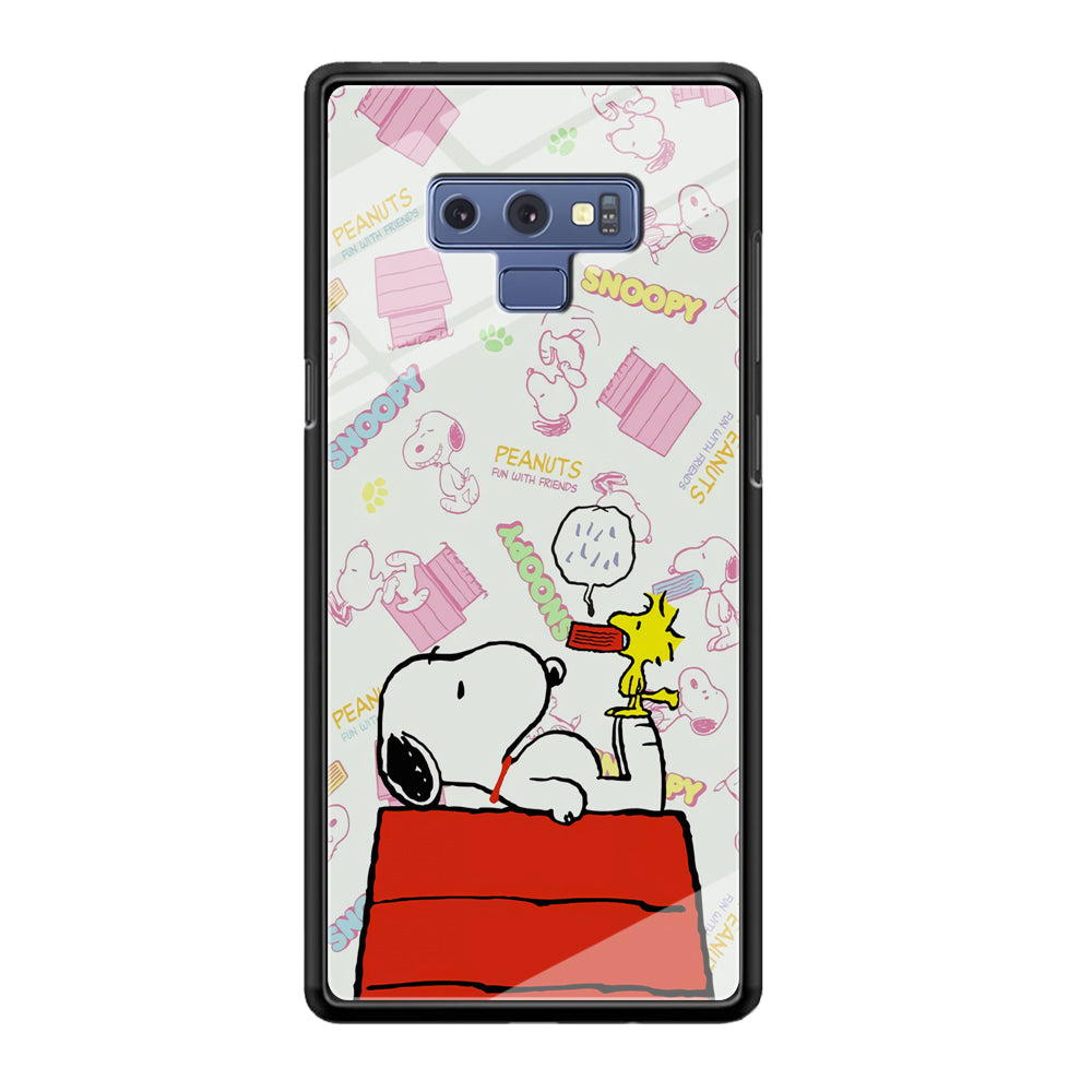 Snoopy Food Please Samsung Galaxy Note 9 Case