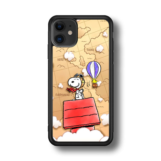 Snoopy Journey Around The World iPhone 11 Case