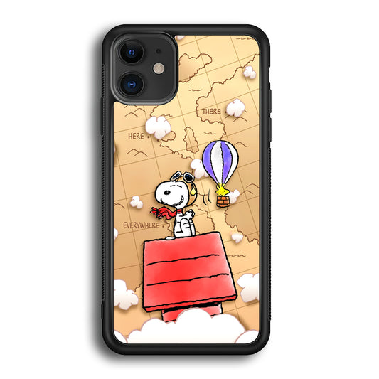 Snoopy Journey Around The World iPhone 12 Case