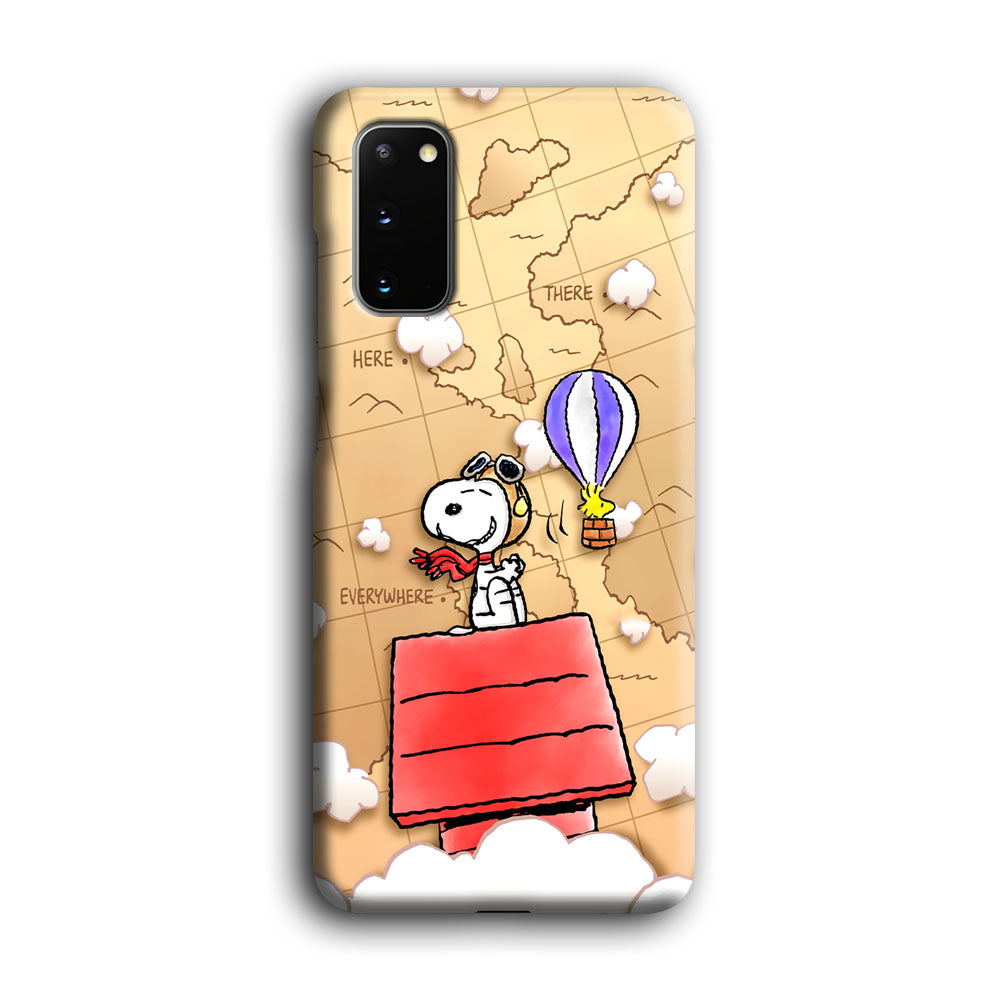 Snoopy Journey Around The World Samsung Galaxy S20 Case