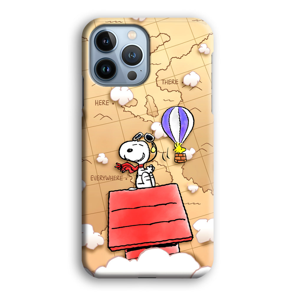 Snoopy Journey Around The World iPhone 13 Pro Max Case