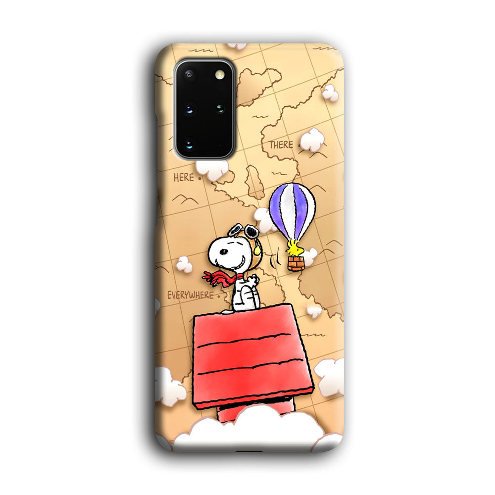Snoopy Journey Around The World Samsung Galaxy S20 Plus Case