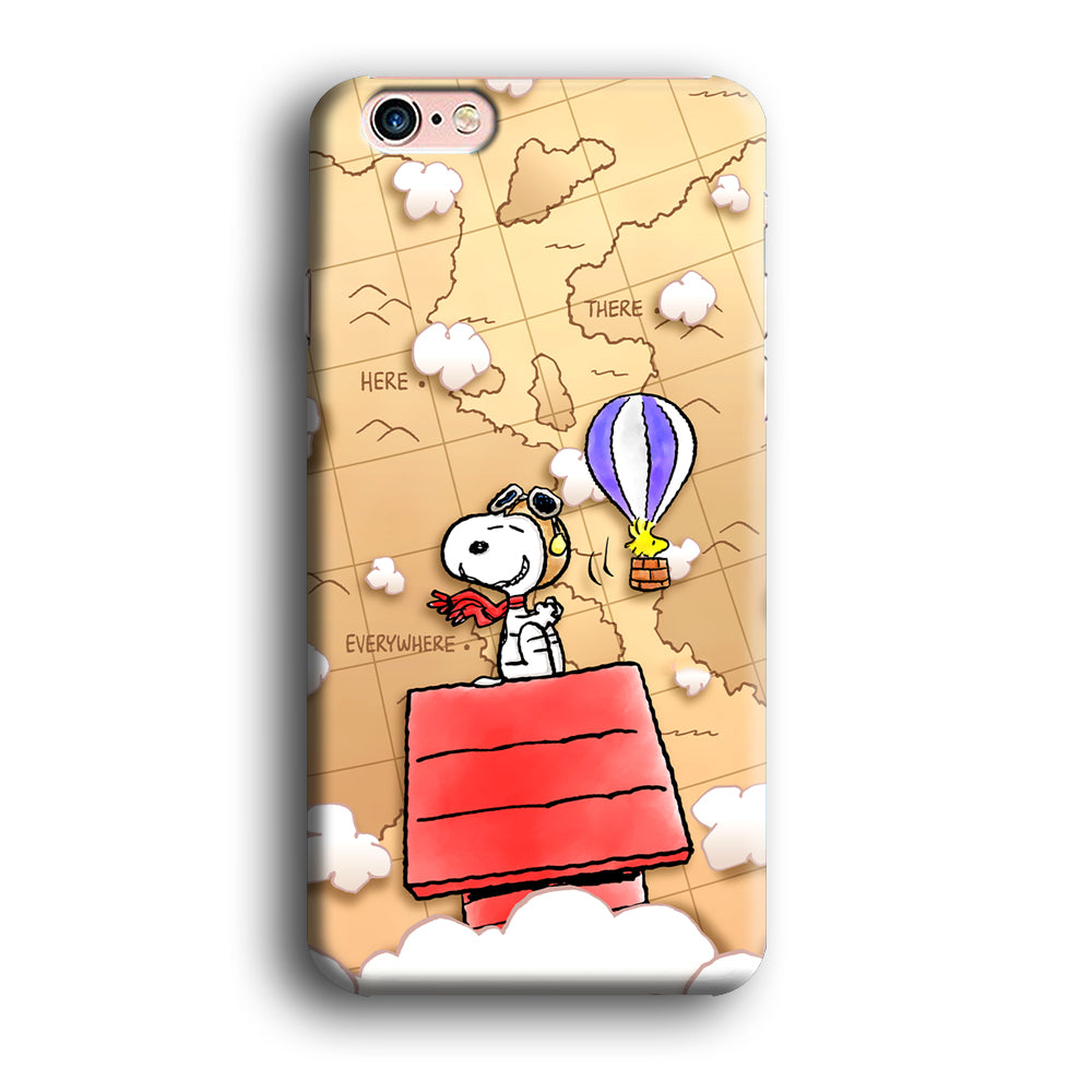 Snoopy Journey Around The World iPhone 6 Plus | 6s Plus Case