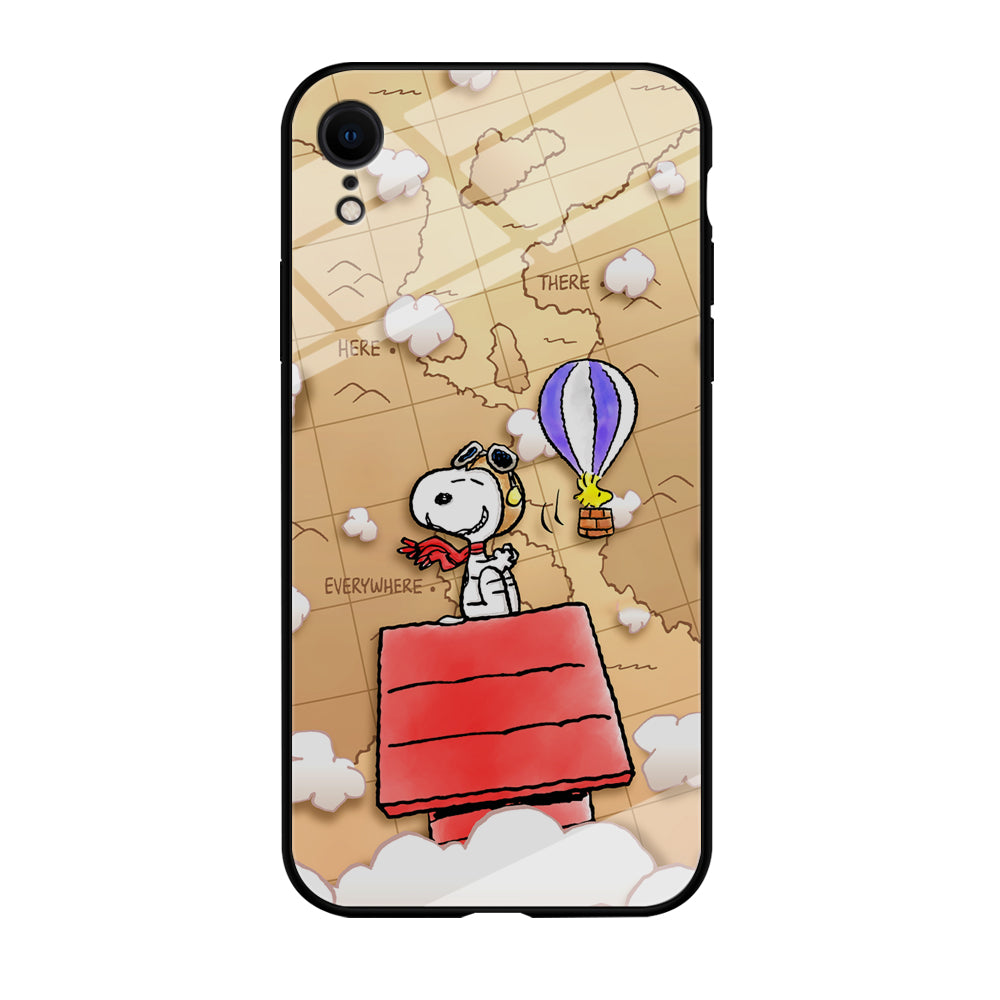Snoopy Journey Around The World iPhone XR Case