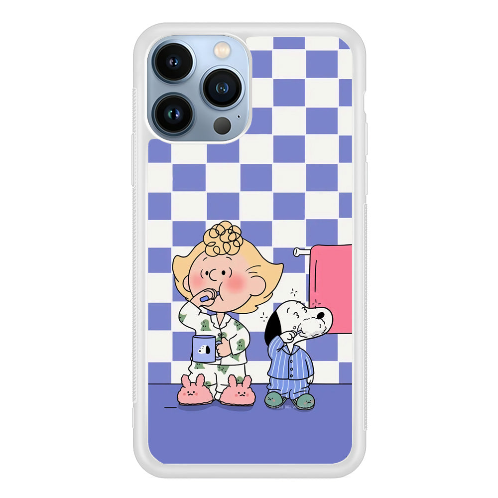 Snoopy Prepare for Sleep iPhone 13 Pro Max Case